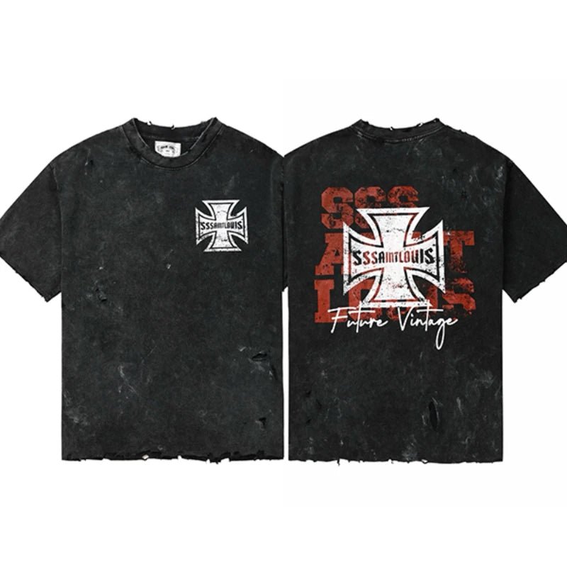 Saint Louis Cross T Shirts - TrendyGroove