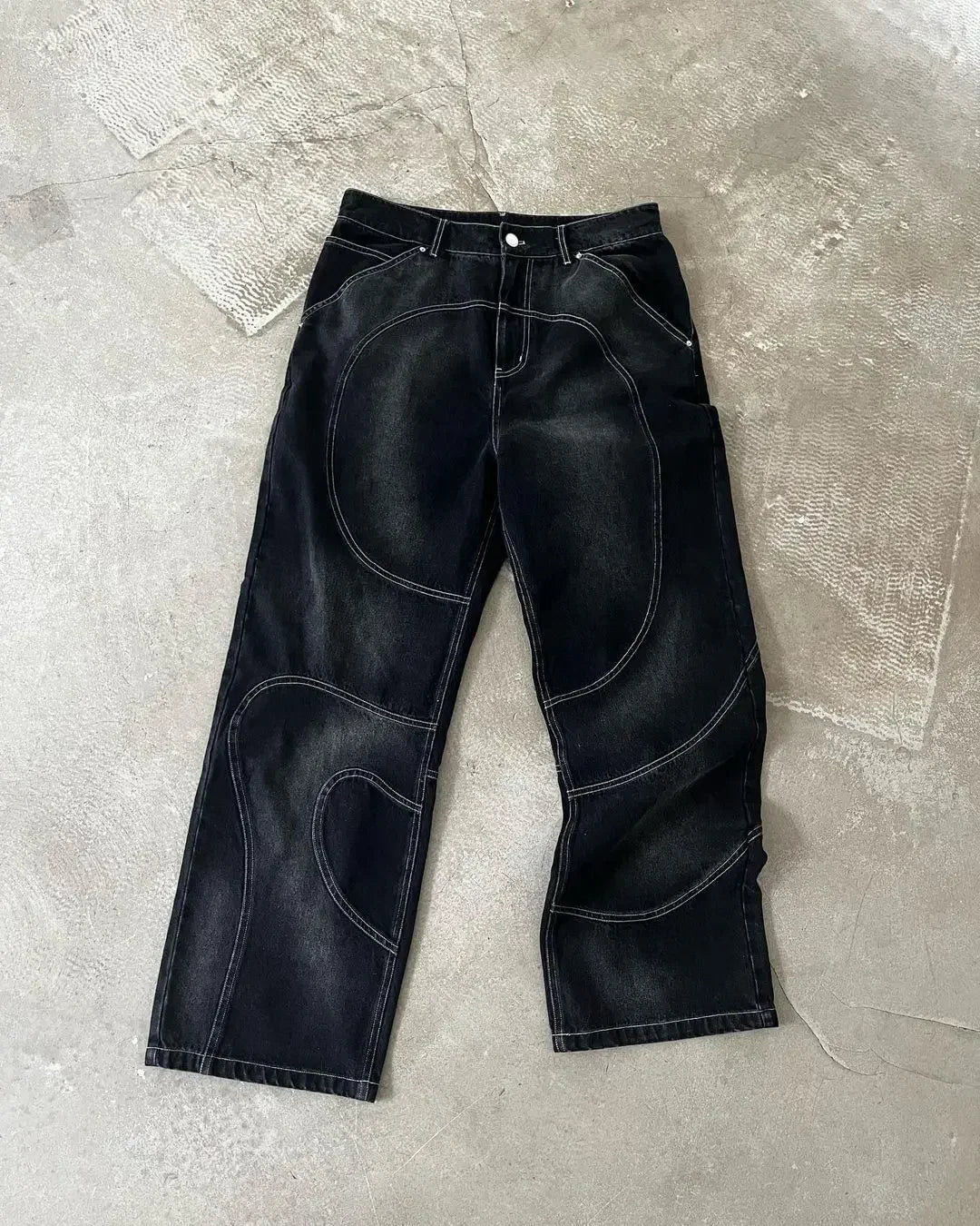 Street washed vintage jeans - TrendyGroove
